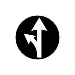 Arrow symbol icon vector illustration