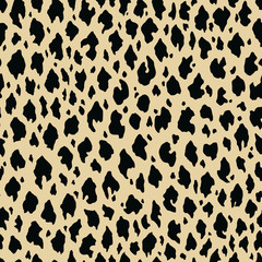Leopard skin seamless pattern design. Vector illustration background. For print, textile, web, home decor, fashion, surface, graphic design
