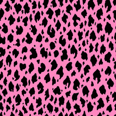 Pink Leopard skin seamless pattern design. Vector illustration background. For print, textile, web, home decor, fashion, surface, graphic design
