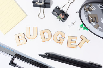 Business text, financial infographic