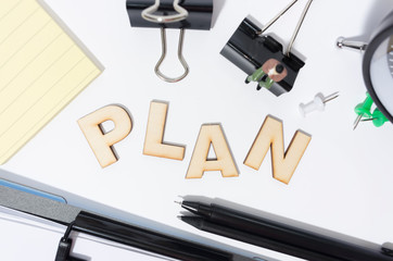 Business text, financial infographic