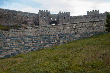 Fototapeta na wymiar wall of Rabat fortress in Georgia, beautiful old fortress,