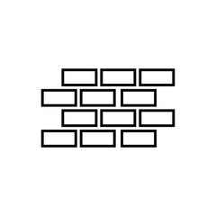 Brick wall symbol icon vector illustration