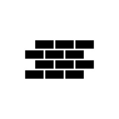 Brick wall symbol icon vector illustration