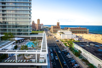 Aerial of Asbury Park New Jersey 2019