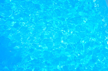 Beautiful blue water surface for the background