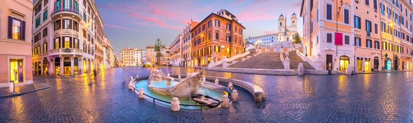 Abwaschbare Fototapete Rome Piazza de Spagna (Spanische Treppe) in Rom, Italien