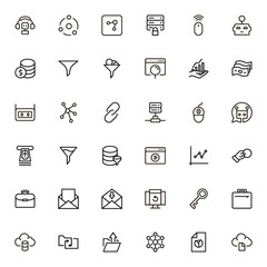 Development icon set.