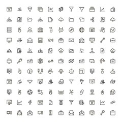 Development icon set.