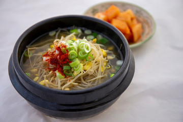 Bean Sprout Soup, Korean called Kong-namul Guk