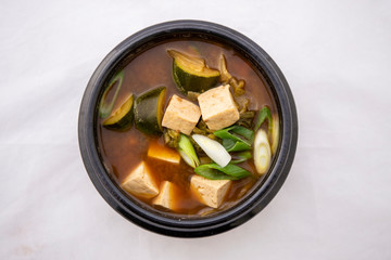 Korean soy bean soup, Doenjang soup