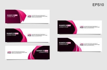 Vector abstract design banner web template.can be use for, landing page, website, mobile app, poster, flyer, coupon, gift card, smartphone template, web design