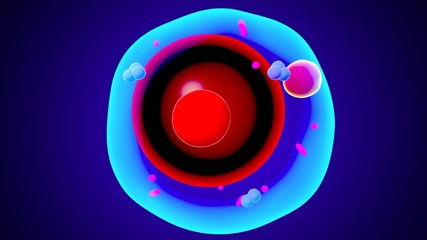 3d rendered illustration of some isolated fat cells