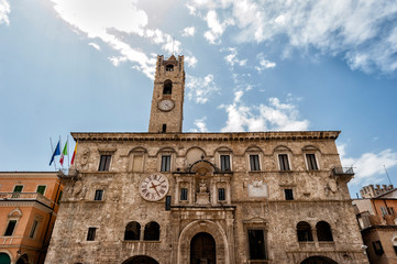 medieval town of Ascoli Piceno, Marche-Italy