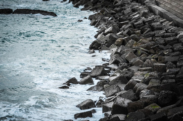 sea side view along the spanish coast