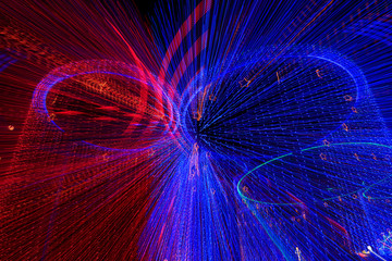 Color illusion drawing effect