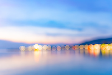 Abstrct defocused colorful green yellow  blurred bokeh background