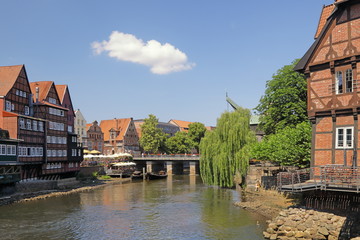 Obraz premium Alter Hafen Lüneburg