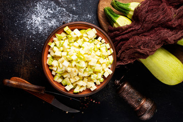 green zucchini