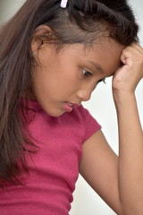 Fototapeta premium A Female And Sadness