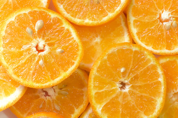 fresh orange closeup healthy 