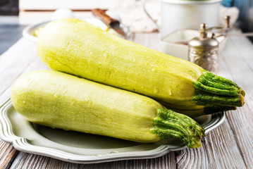 green zucchini