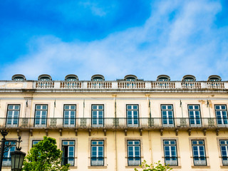 palace, Praca do Comercio in downtown of Lisbon