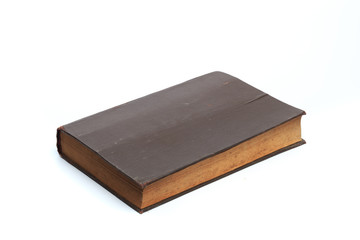 vintage book isolated on a white background