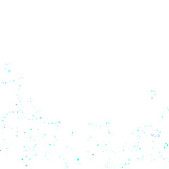 Blue, cyan, turquoise glitter stars confetti