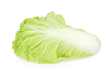 Chinese cabbage isolated on white background with clipping path