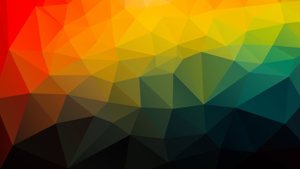 Obraz premium dark geometric background color mosaic triangles texture