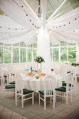 interior of wedding venue