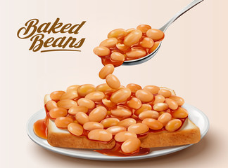 Baked beans on toast