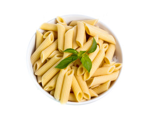 pasta isolated on white