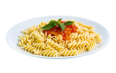 pasta isolated on white