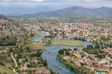 Dalyan Panorama from Above, Turkey