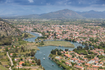 Dalyan Panorama from Above, Turkey