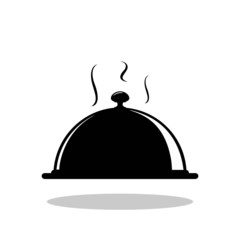 Restaurant icon in flat style. Restaurant symbol for your web site design, logo, app, UI Vector EPS 10.