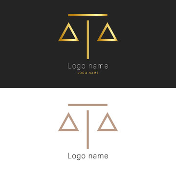 Logo for legal, lawyer, judicial company, for any business.	