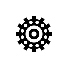 Ball Bearing, Industrial Mechanism Vector Icon