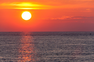 Dawn in Adriatic sea