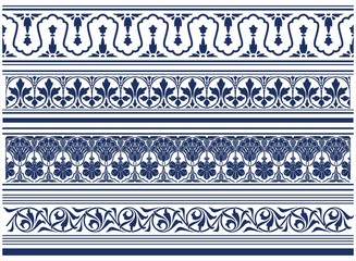 paisley floral pattern, textile , Rajasthan, royal India  © SIRIUS*