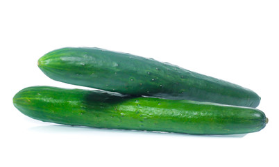 cucumber isolated on white background