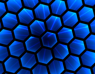Honeycomb texture background graphic, tech texture