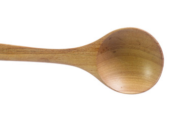 Wooden Spoon isolated on white background