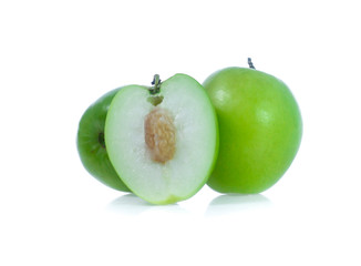 Jujube isolated on white background