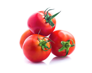 Tomato isolated on white