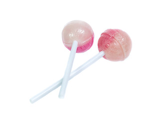 lollipop candy isolated on white background