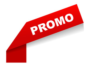 red vector banner promo