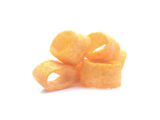 Biscuit rolls isolated on white background